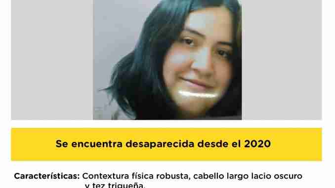 Solicitan información para encontrar a Lorena Giselle Altamirano