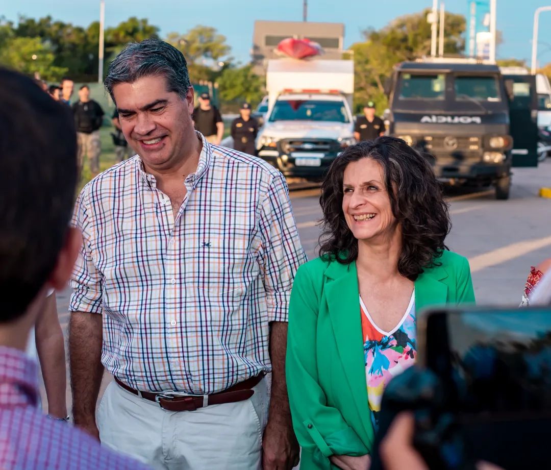 La Ministra de Inseguridad e Injusticia del Chaco Gloria Zalazar…….