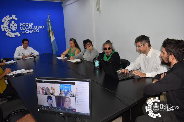 Legisladores recibieron al colectivo Somos Monte Chaco por el Ordenamiento Territorial de Bosques Nativos