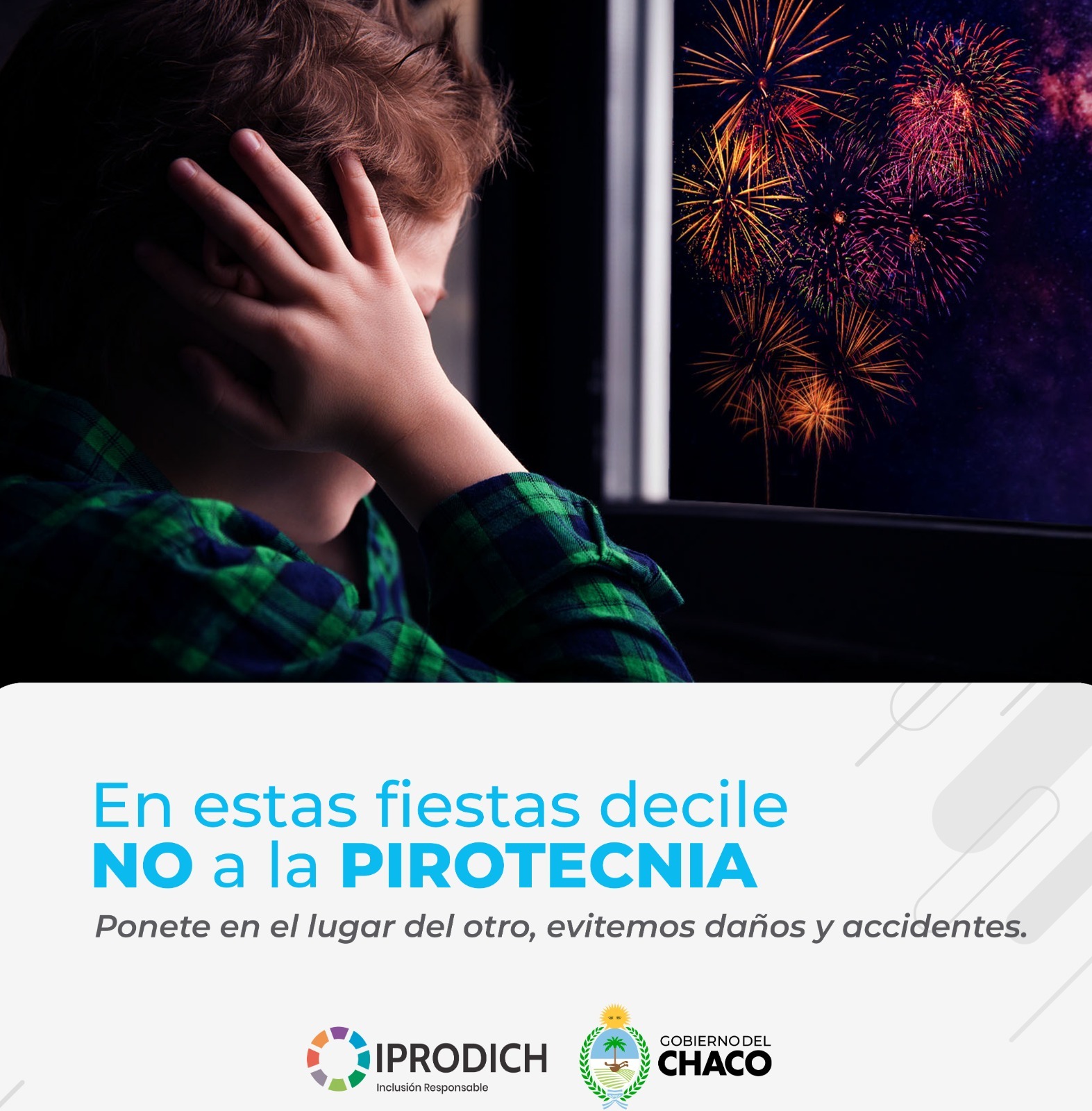 Iprodich invita a celebrar navidad y año nuevo sin pirotecnia que afecte a personas con discapacidad