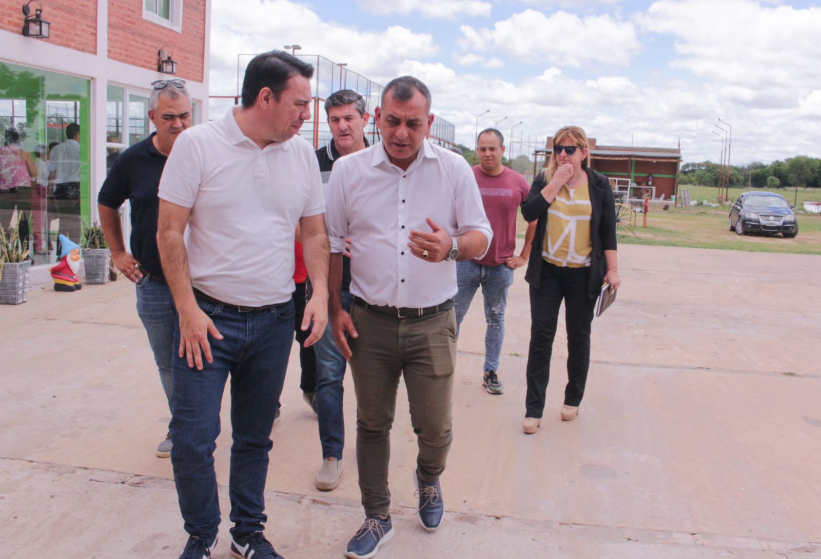 Funcionarios del Gobierno Provincial en los departamentos Libertad, Sargento Cabral y Comandante Fernández