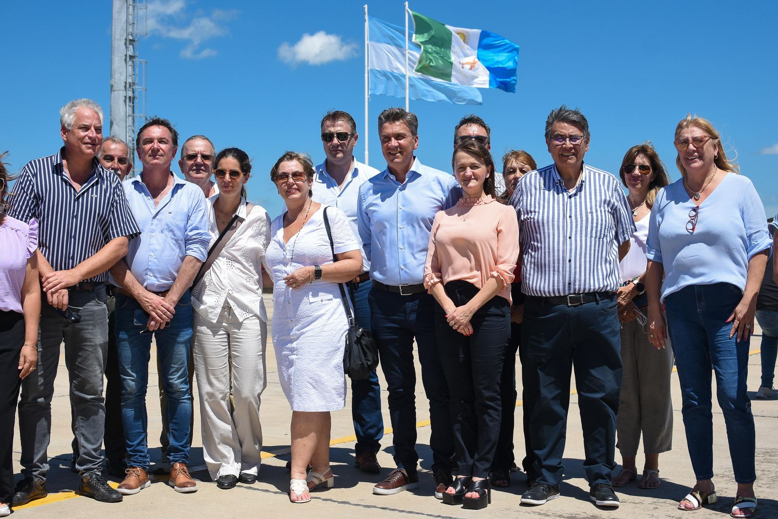 Puerto las palmas: Zdero recorrió las obras junto a las autoridades de Fonplata
