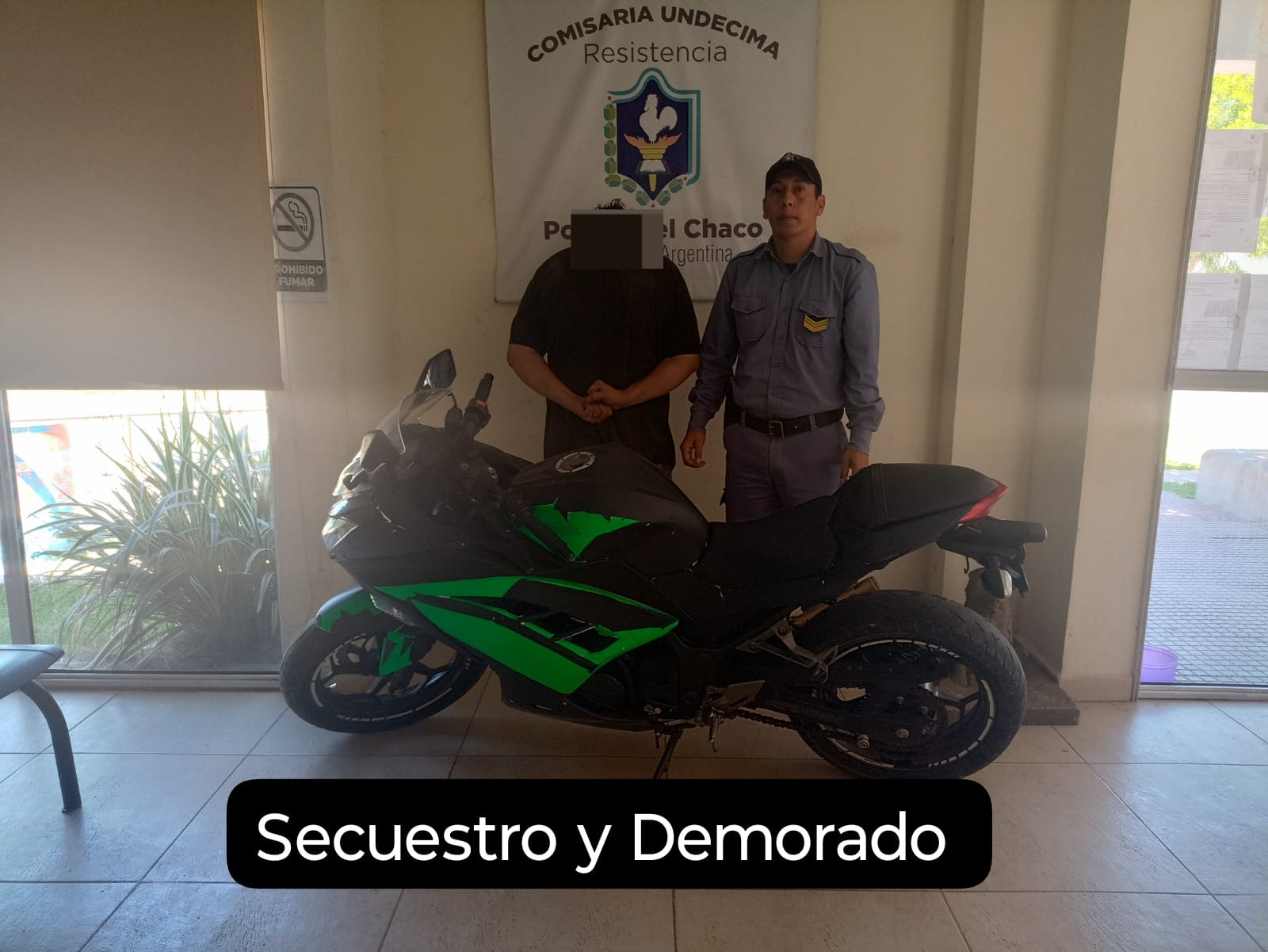 Demoran a un hombre y recuperan una motocicleta