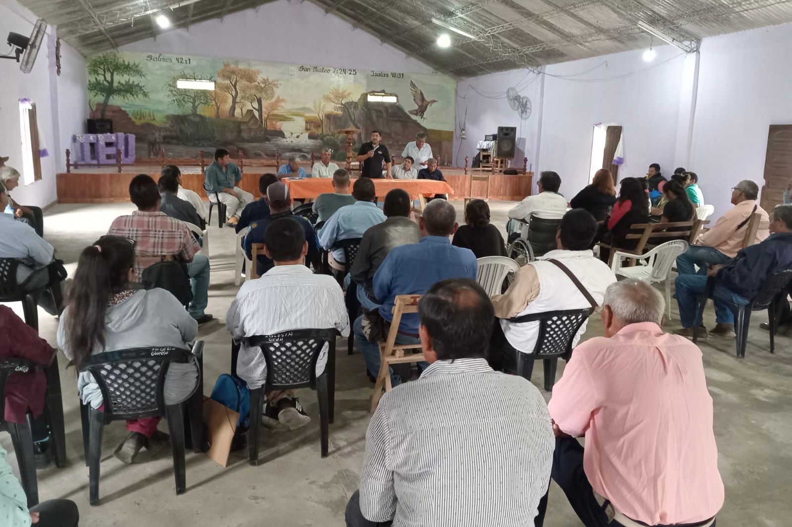 Colonia Aborigen: el Coordinador De Culto de la provincia mantuvo un encuentro con pastores