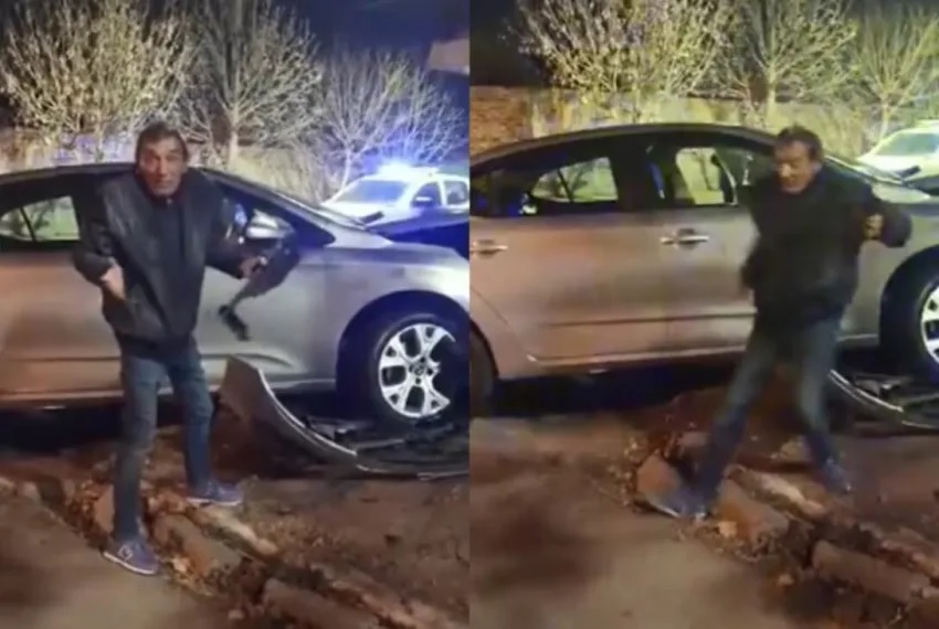 Fiscal alcoholizado condujo en contramano y chocó, pero fue reportado días después
