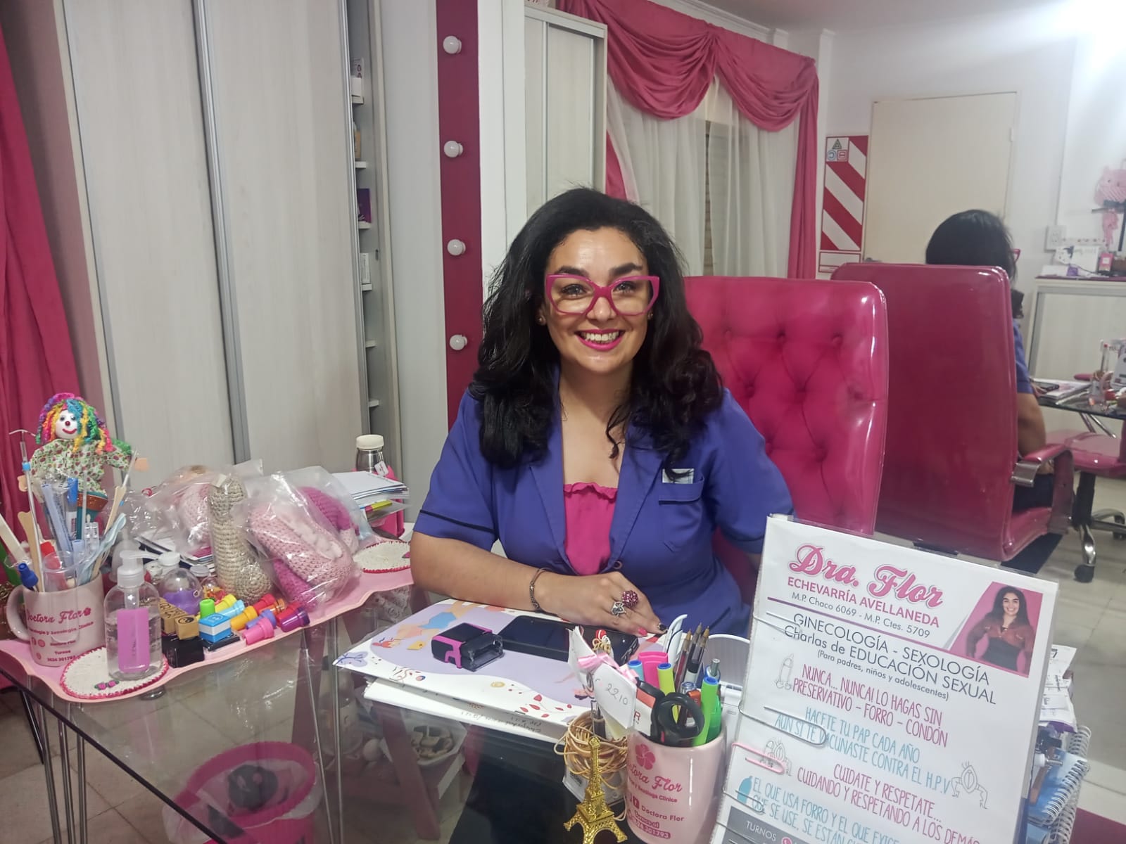 Dra. Flor, una profesional de la salud donde lo primordial es el trato y educación de los pacientes