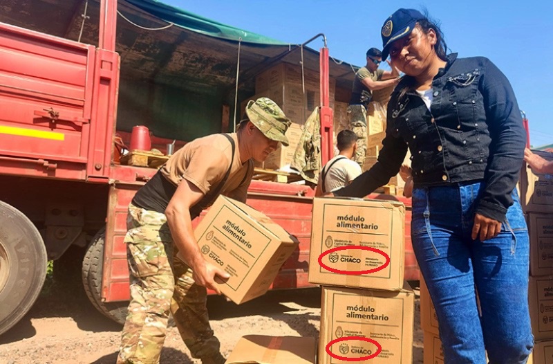 La Provincia del Chaco Incumple el convenio con Nación por mercadería para el Impenetrable  