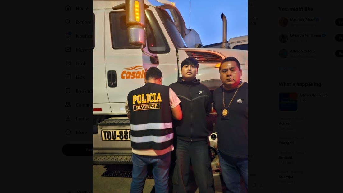 Detienen en Perú a 'Pequeño J', presunto autor intelectual del brutal triple crimen.. Video de la detención