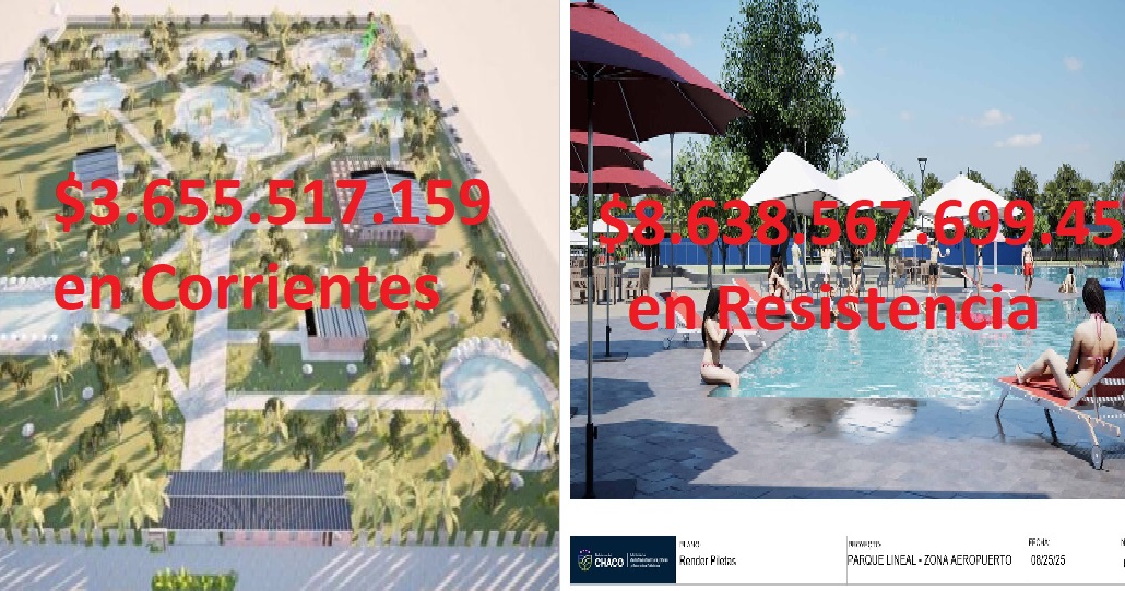¿Sobreprecio millonario? una tesis contradice el costo oficial del parque acuático en Resistencia