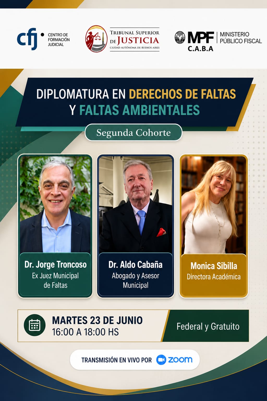 El Dr. Aldo Cabaña será uno de los principales disertantes de la Diplomatura Federal en Derechos de Faltas y Faltas Ambientales