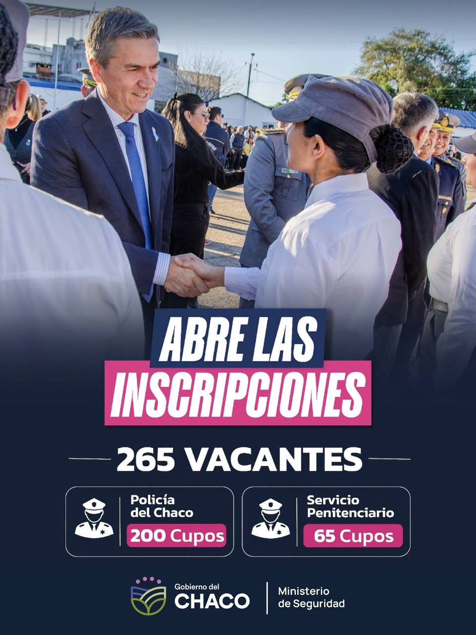 YA ESTÁN HABILITADAS LAS INSCRIPCIONES PARA INGRESAR A LA POLICÍA Y AL SERVICIO PENITENCIARIO
